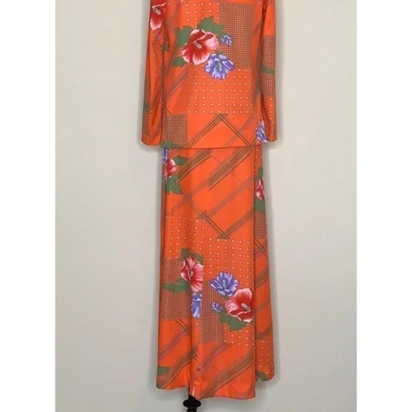 Vintage Saks 5th Avenue floral dress and jacket suit - Picture 2 of 10